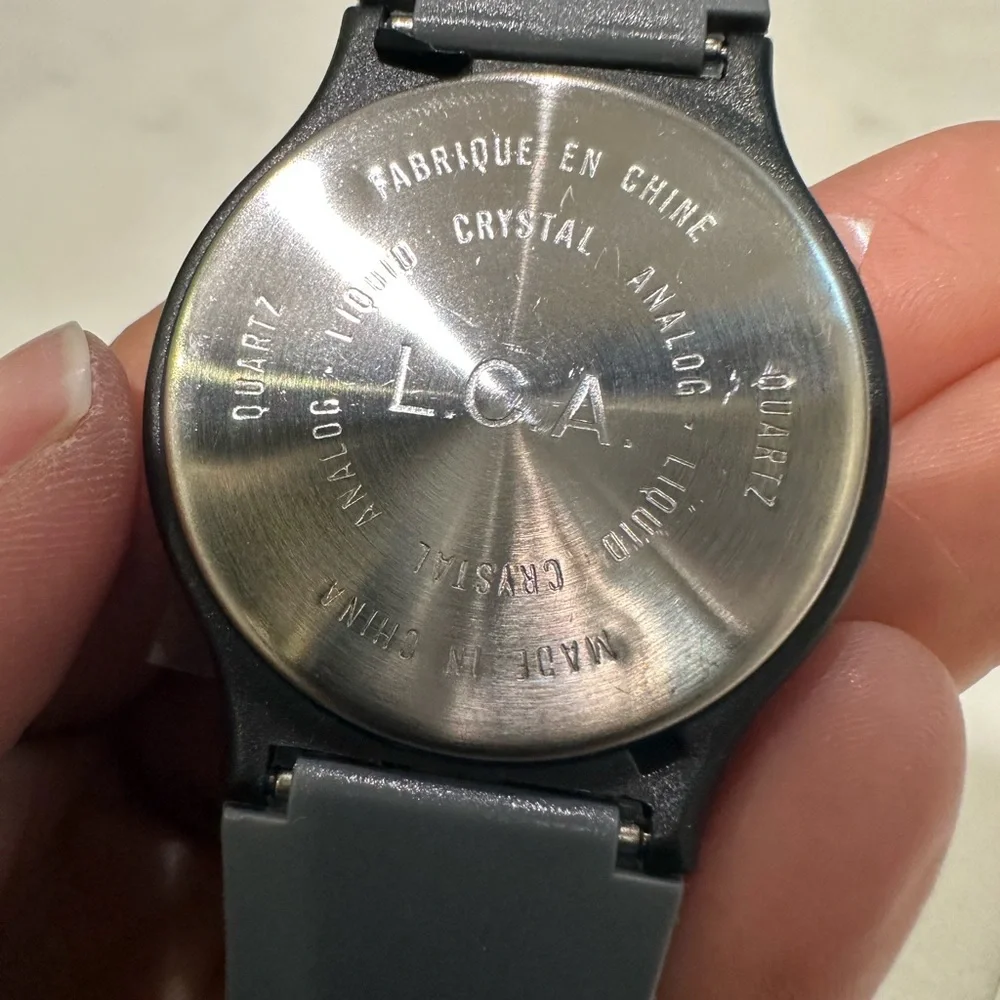 Avon Vintage Swatch Mono Black wristwatch in biosourced material